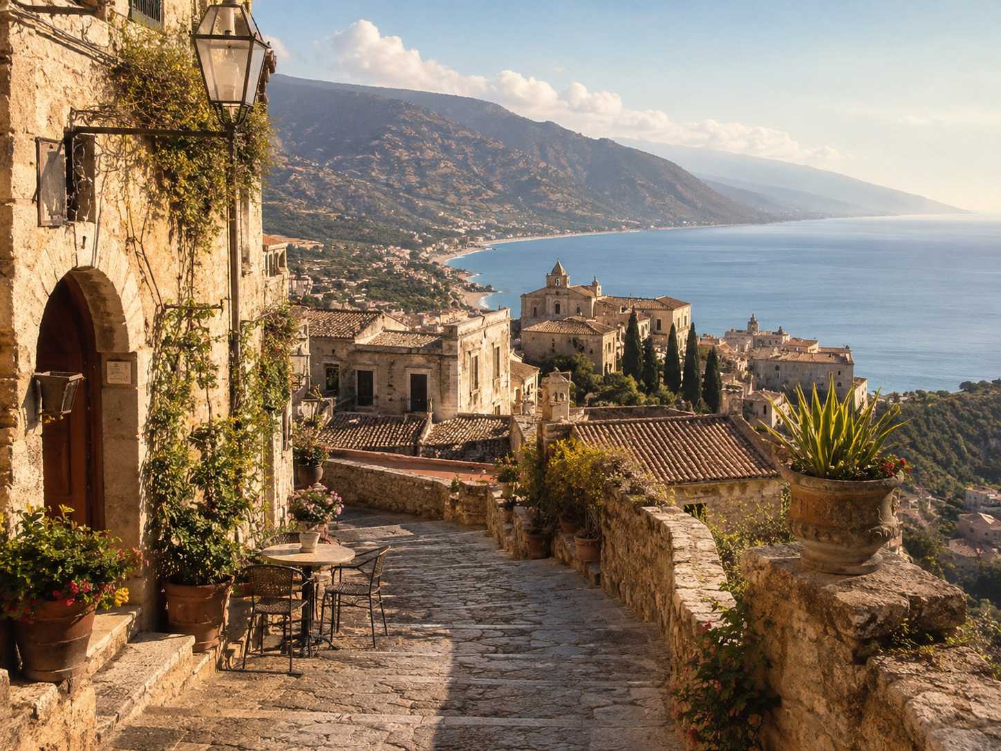 Savoca medieval village in Sicily