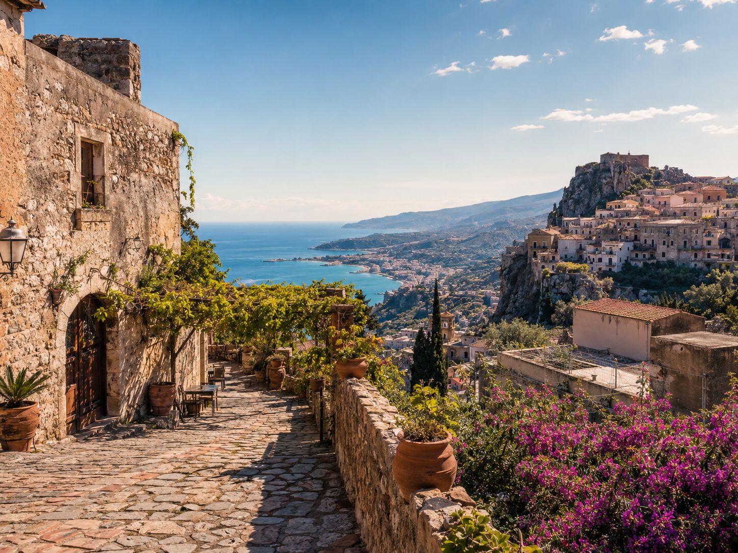 Savoca, Taormina and Castelmola private tour